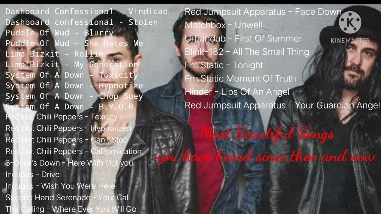 Dashboard Confessional & Others Greatest Hits playlist 2021 YouTube