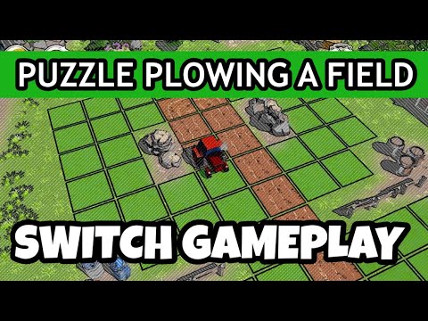 Puzzle Plowing A Field - Nintendo Switch Gameplay