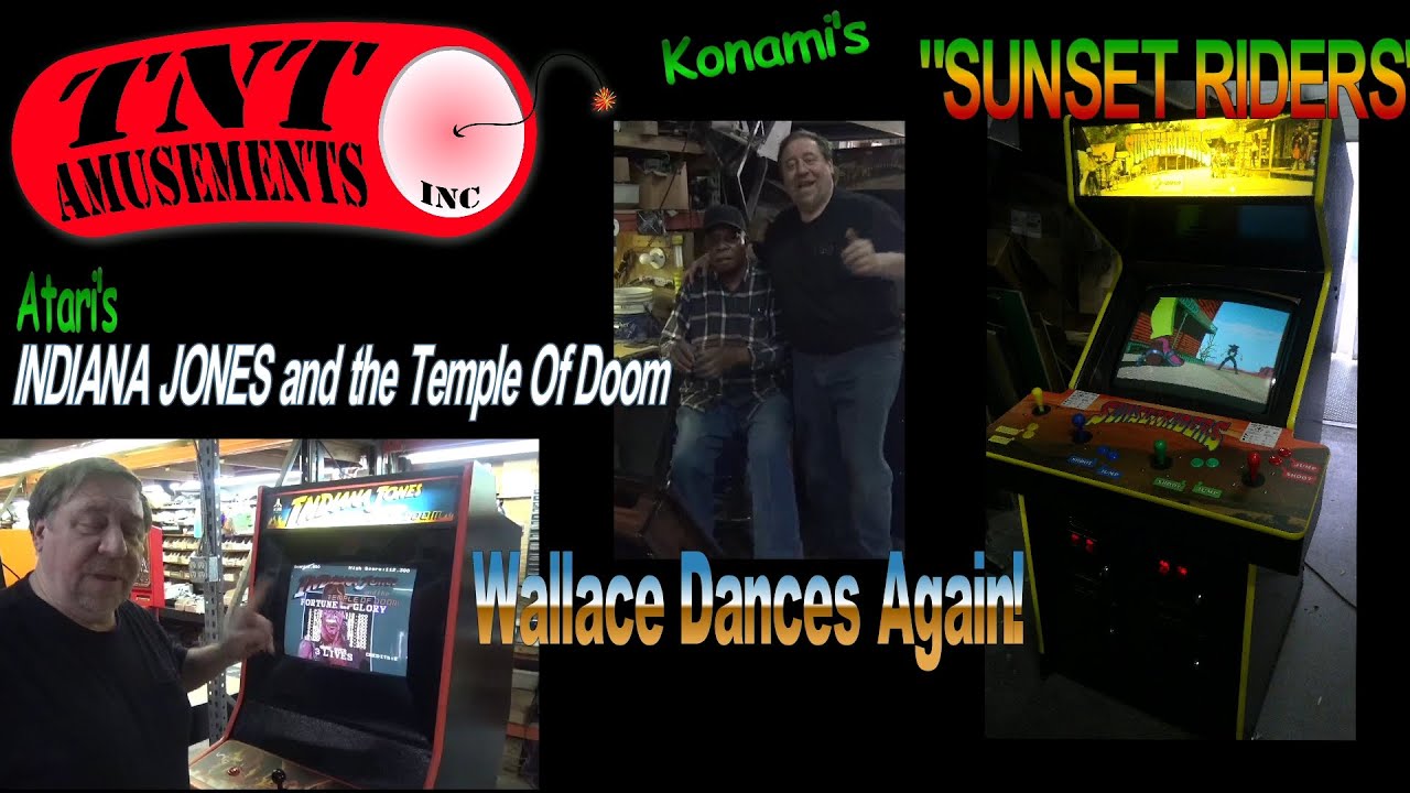 957 Atari Indiana Jones Konami Sunset Riders Arcade Video Games