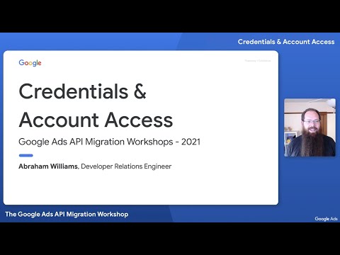 Getting Started - Credentials & Account Access
