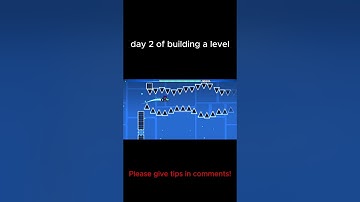 day 2 of building a level #geometrydash #gd