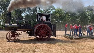2- 110 HP Case Steam Traction Engines Plowing and IHC TITAN Pinkneyville Illinois Aug 2019