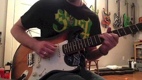 Opeth Windowpane (Damnation) guitar solo cover Sey...