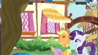 M.u.g.e.n Random Matchups Team Rainbow Dash Vs. Team Rarity