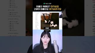 특이한 반려동물 이름 모여라!🐕 #Raon #반려동물 #이름