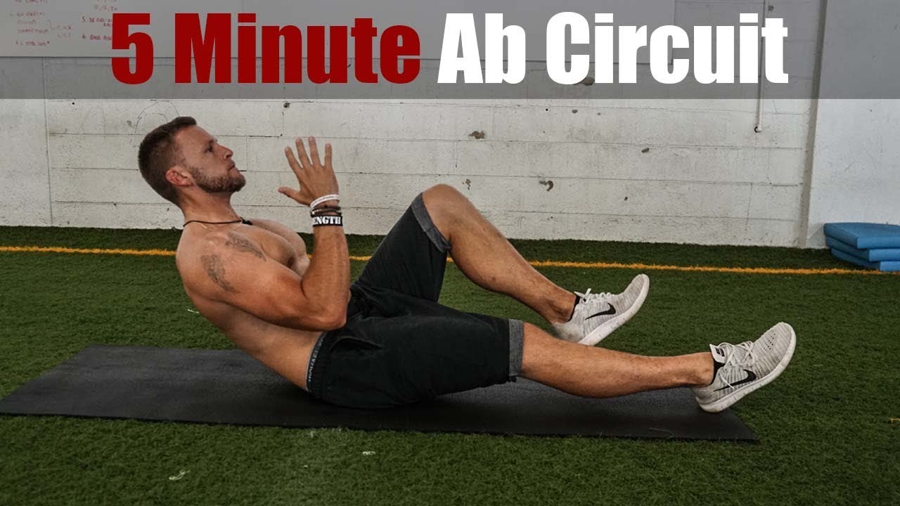 5 Minute Ab Circuit At Home | Overtime Athletes - YouTube