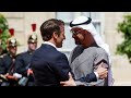 Emmanuel macron reoit le prsident des mirats arabes unis mbz pour discuter dnergie