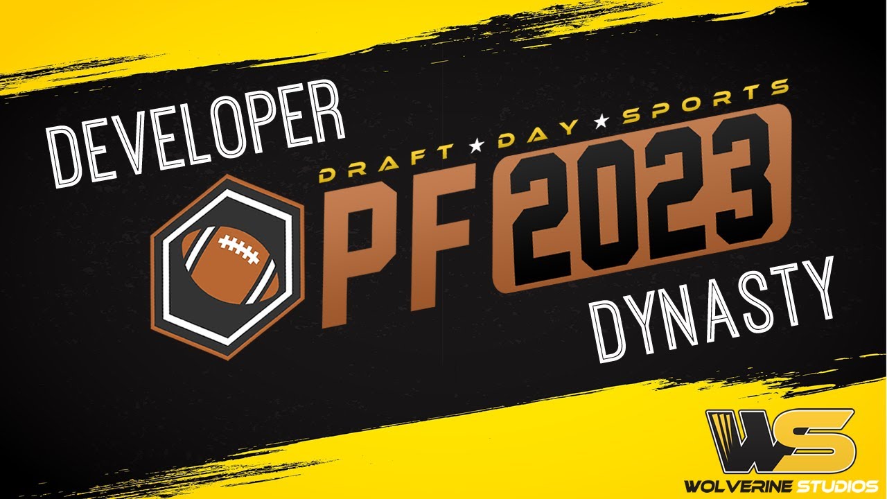 Developer Dynasty Draft Day Sports Pro Football 2023 Win Big Sports