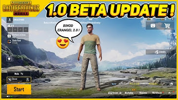 PUBG MOBILE BINOD ERANGEL 2.0 IS OUT ! 1.0 BETA UPDATE DOWNLOAD NOW | NEW ADVANCED UI & MORE
