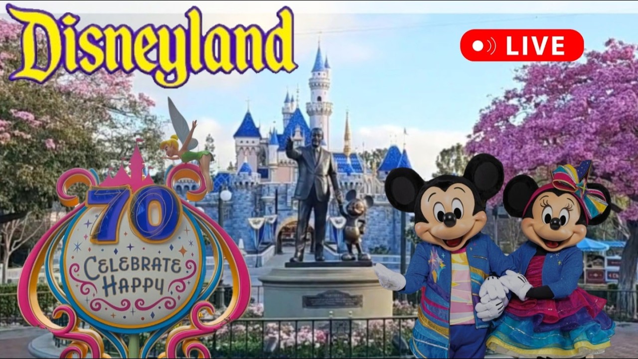 Disneyland Relaxing Fun Day Sights & Sounds #livestream