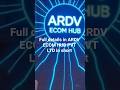Full details in short ARDV ECOM HUB PVT LTD #ardv #arcalling #ara
