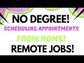 No Degree Scheduler Remote Job | Scheduling Appointments From Home | #remotework