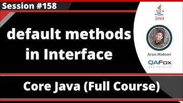 Java - Part 258 -  default methods in Interface and their use
