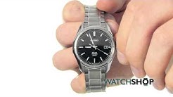Seiko Men's Titanium Solar Powered Watch (SNE141P1)