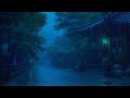 12 Hours of Relaxing rain sounds in a Quiet KOREAN town - Sleep meditation Sounds