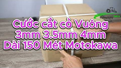 Cước cắt cỏ Vuông 4mmx150 Mét Motokawa Chính Hãng