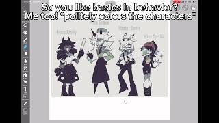 *Politely colors is the characters￼* // Basics in behavior //￼