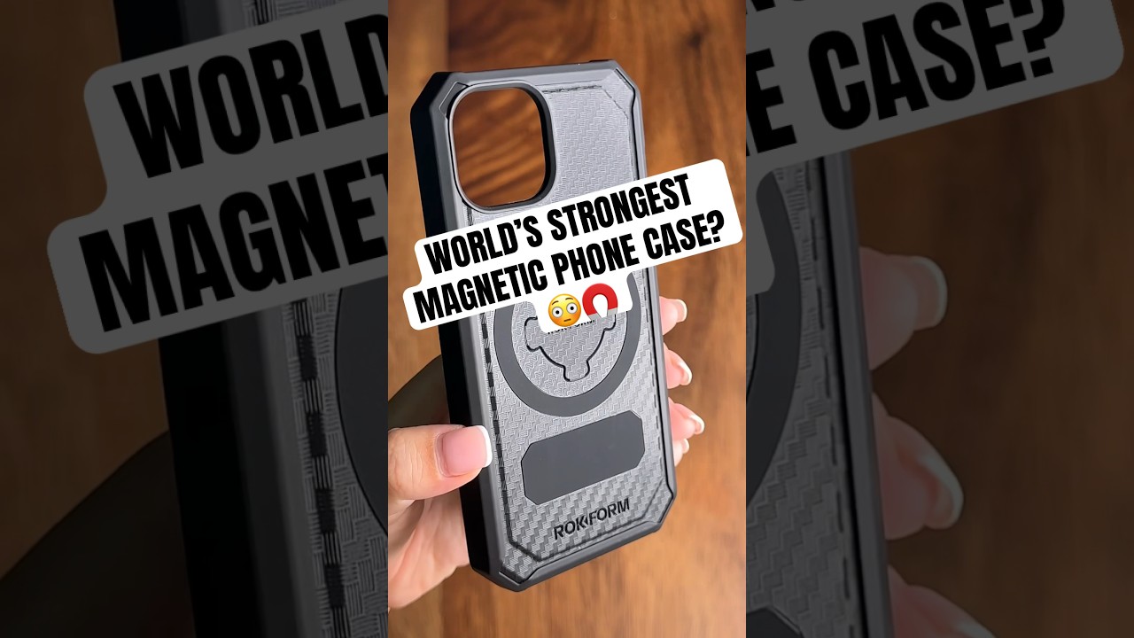 Unboxing ROKFORM’s new iPhone 15 Case. 🔥 It’s slim, strong, and magnetic 🧲 