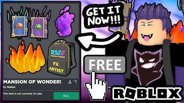 FREE ACCESSORIES! Ring of Flames! Tomes of the Magus! Ghastly Aura! (ROBLOX MANSION OF WONDER EVENT)