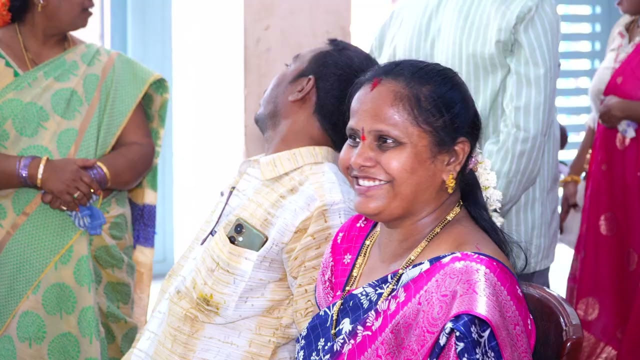 Ashok  and   Sree Sai Madhavi  Engagement - Beautiful Couple