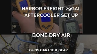 Aftercooler Compressor set-up 2.0! Harbor Freight 29gal