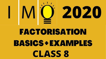 Math olympiad 2020-21 class 8 Factorisation basics and examples level 1 | SOF IMO class 8 |