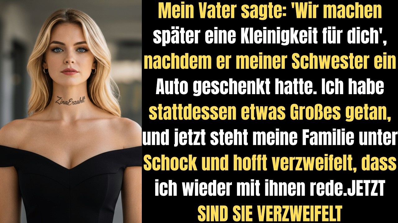 Sie schenkten ihr ein 60.000€ Auto. Meine Rache? Ein heimlich gekauftes Haus. 🤫
