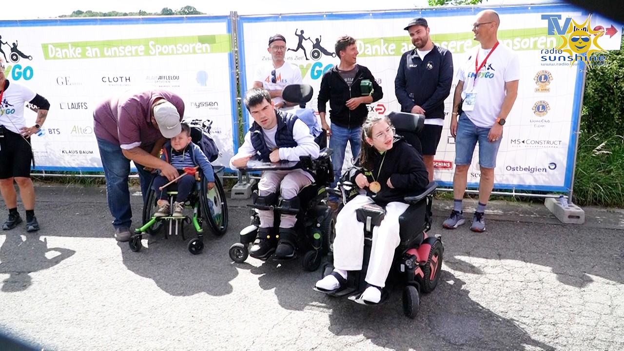 Inklusion stand im Vordergrund beim ersten Lauf für Jedermann. Andy Emonts als Vorsitzender des Vereins Emdygo ist stolz auf eine gelungene Premiere.