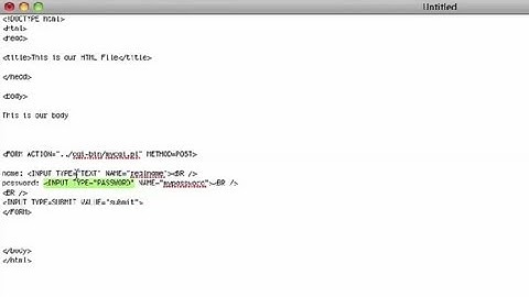 How to Create an HTML Form Page With Encryption Code Box : HTML Tutorials