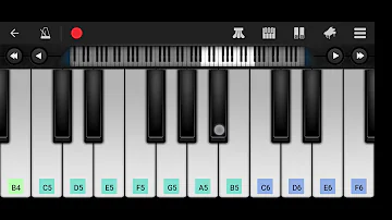 TAQDEER (HELLO) Movie tune on piano mobile app