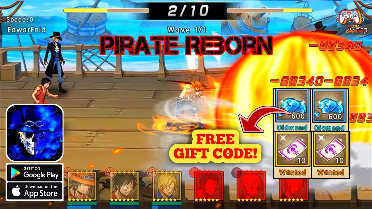 Pirate Reborn New Giftcodes - One Piece RPG Android iOS