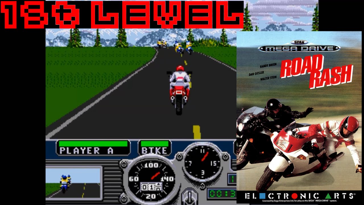 Road Rash (1991, Mega Drive/Genesis) - 1st Level - YouTube
