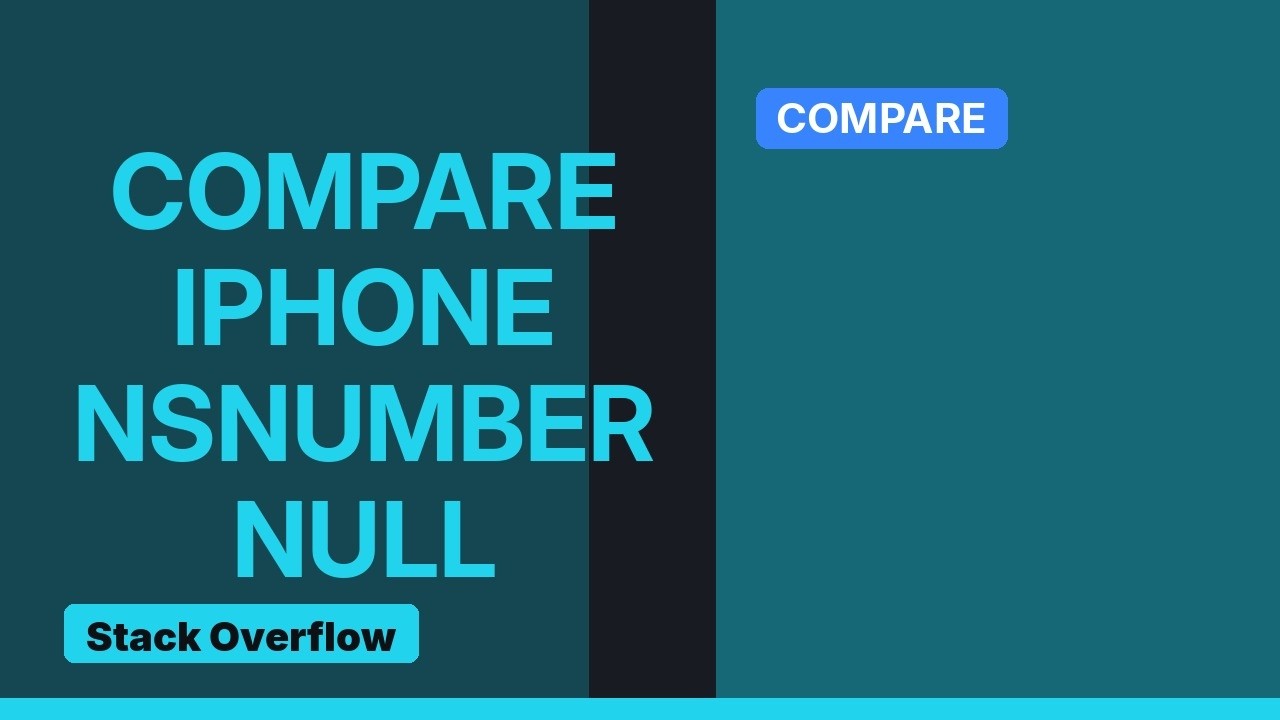 How to check for null value in NSNumber? (3 Solutions!!) - YouTube
