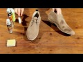 Collonil UK - How to Clean light Nubuk & Suede leather shoes