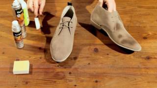 Collonil UK - How to Clean light Nubuk & Suede leather shoes