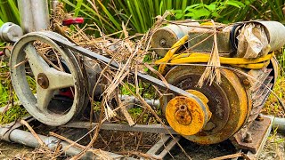 Restore Flooded Electric Motors, Electrical Systems And Support // Restore Old Car Wash Machines