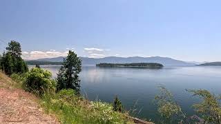 Scenic Drive in Idaho to Cabinet Gorge Dam