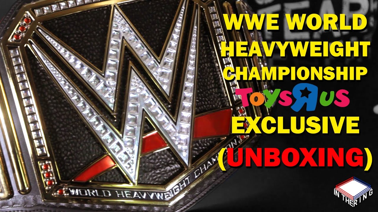 toys r us wwe championship belt