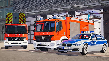 Emergency Call 112 – 1 Hour of Polish Police & Firefighters Rapid on Duty | 4K Ultra Longplay