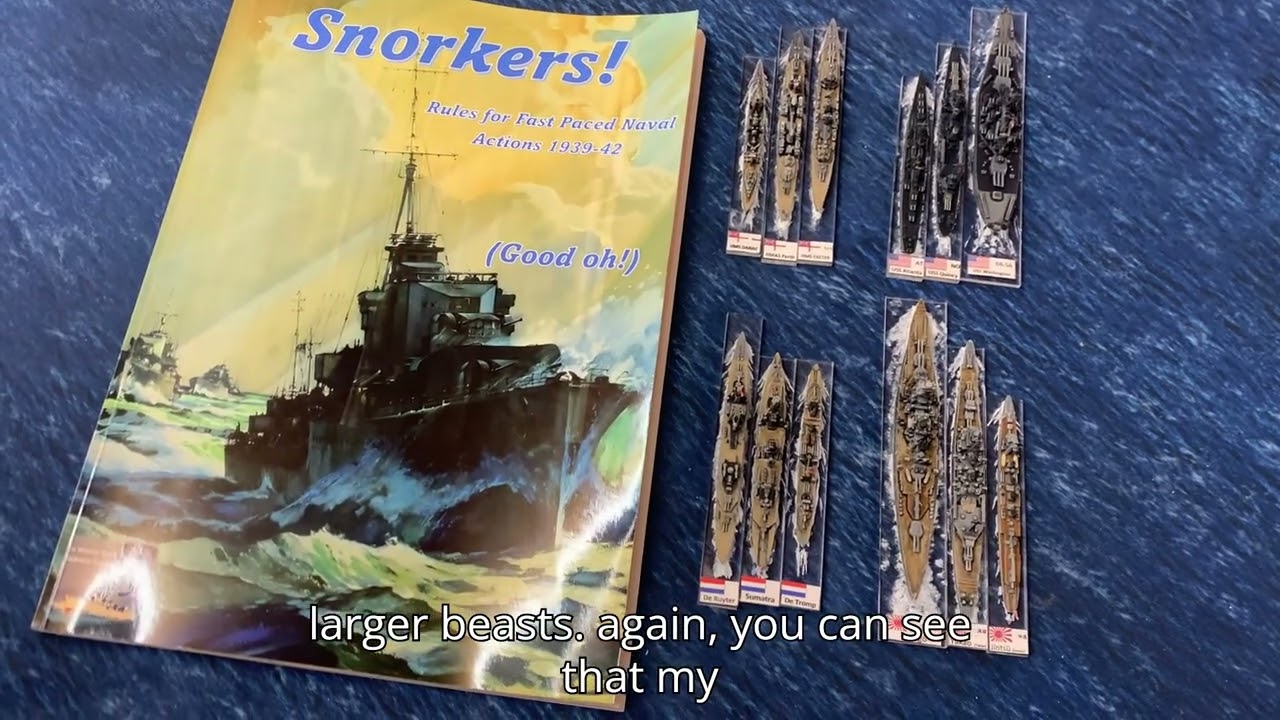 Snorkers (Good oh!)Wargaming WW2 Naval battles Narvik, Java Sea and Sirte