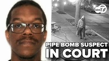 Man accused in DC pipe bombs case appears before judge