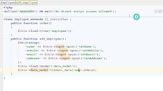 Insert Data in Codeigniter | Linksy Intelligence  | Deepak Prajapati