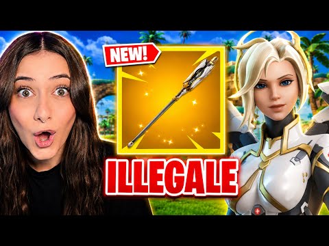 QUESTA È la CURA PIÙ FORTE di FORTNITE 😱 PROVO la NUOVA STAFFA di MERCY della STAGIONE 4 OVERRIDE