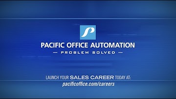 Grow a Great Career in Sales with Pacific Office Automation