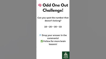 Odd One Out Challenge! | Can You Spot the Mistake? 🔍 (10 – 20 – 30 – 33)