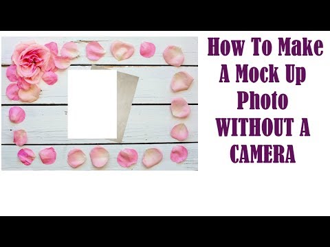 How To Make A MockUp Photo Without A Camera ~part2