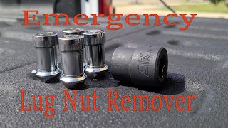 Emergency Lug Nut Remover.  A Great Solution.
