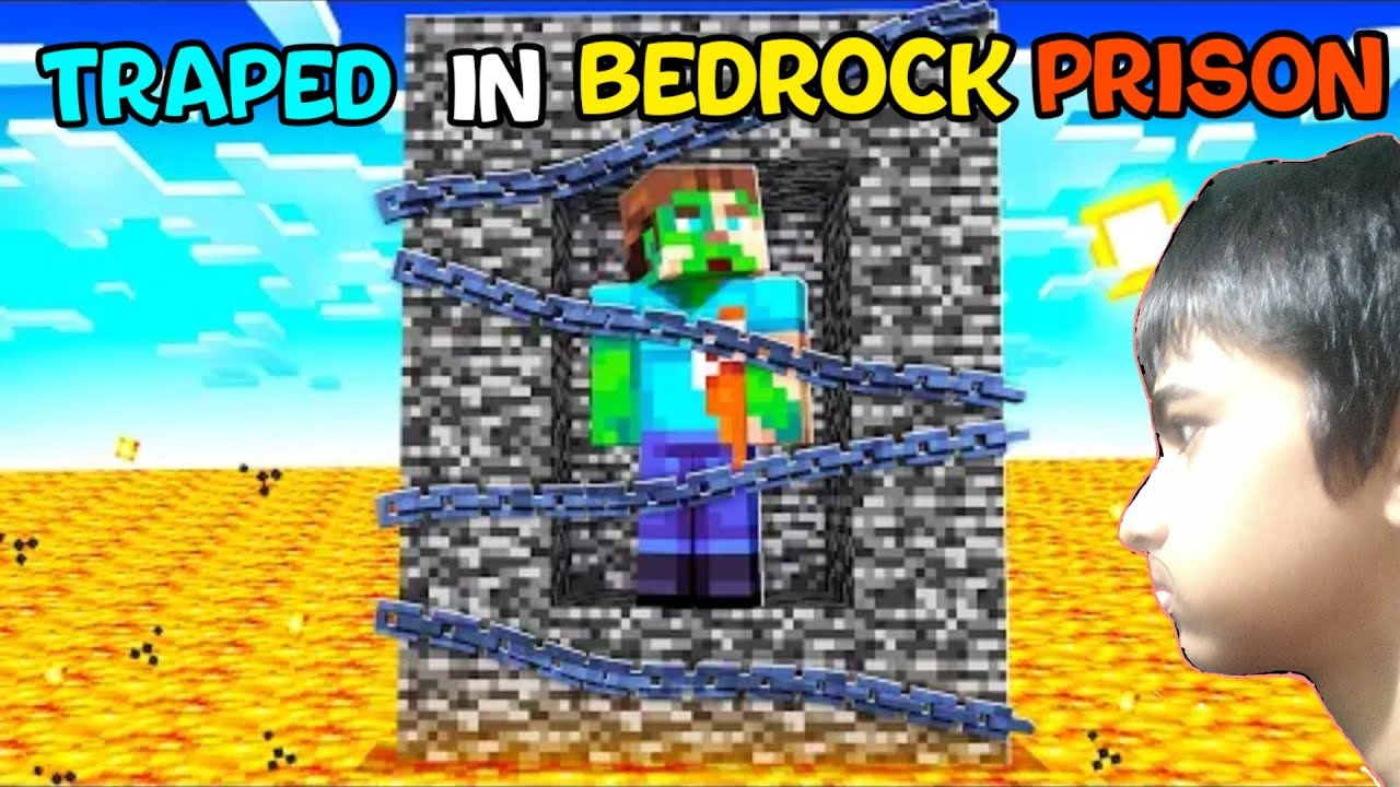 My Friend Trapped Me in a BEDROCK PRISON | Minecraft in Hindi - YouTube