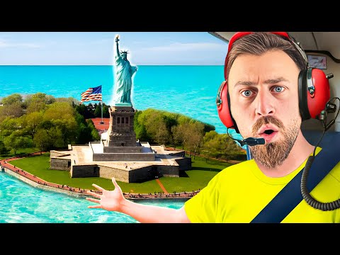 როგორ ვიფრინე თავისუფლების ქანდაკების თავზე? NYC 🗽