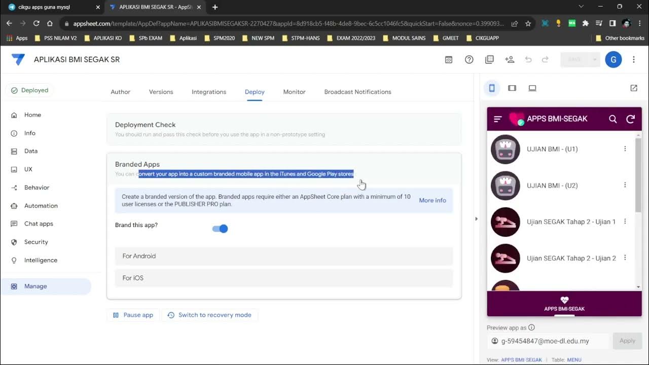 Create APK File at Appsheet For Playstore YouTube Create APK File at Appsheet For Playstore YouTube